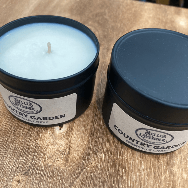 Essential oil candle tin 100g