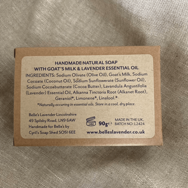 Handmade Lavender & Goat’s Milk Soap