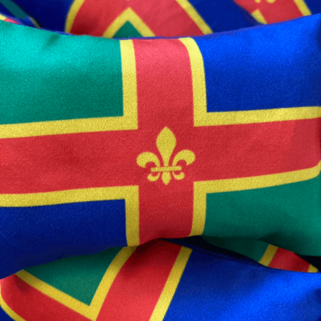 Lincolnshire flag lavender pillow