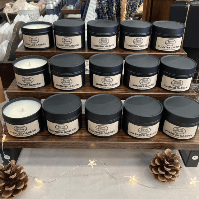Essential oil candle tin 100g